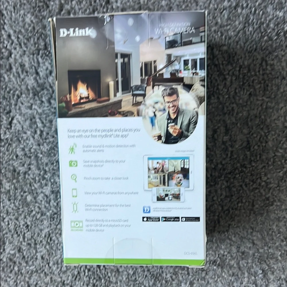 D-Link Black Wi-Fi Camera